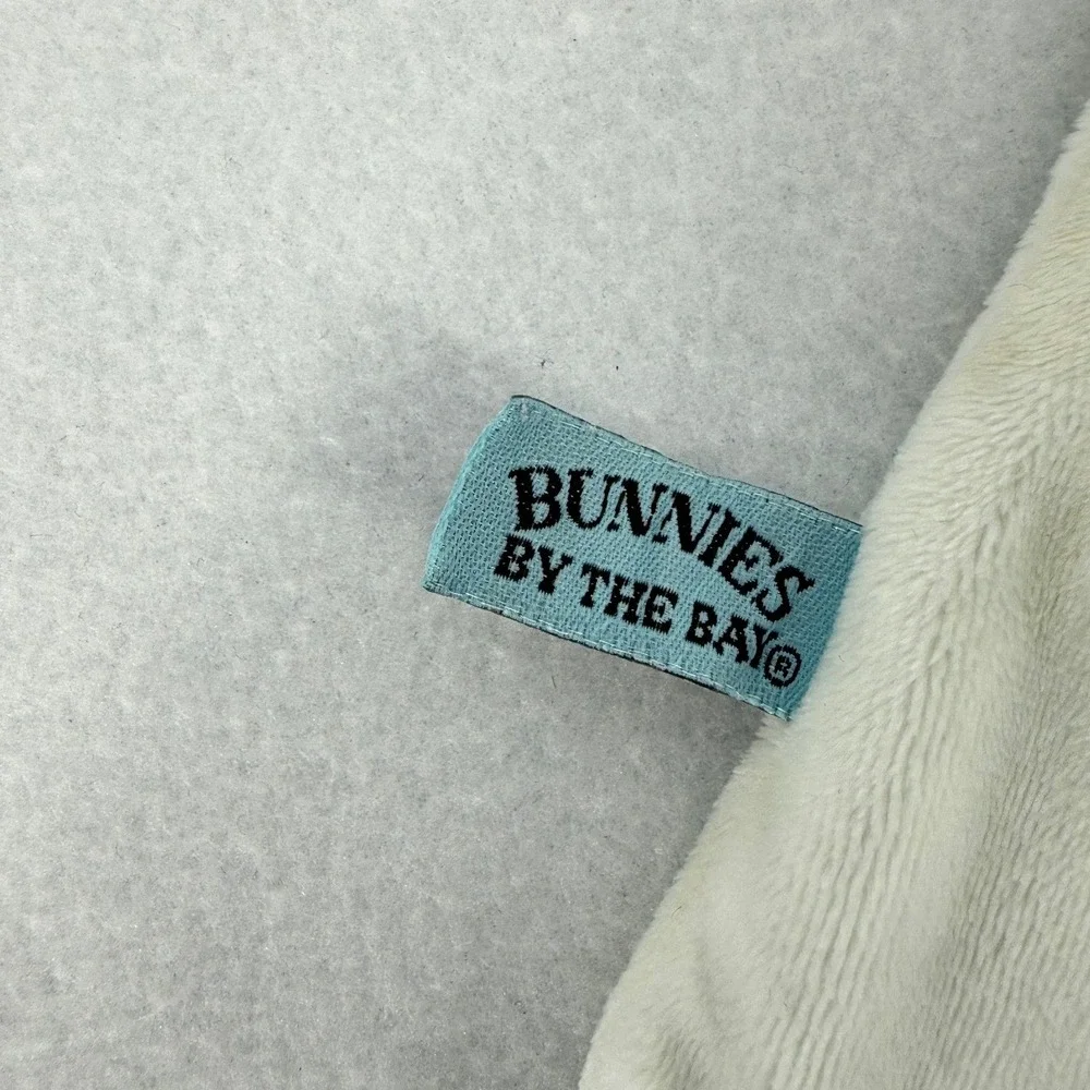 Bunnies By The Bay Lamb Lovey Security Blanket Infant OS White Plush Buddy